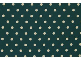 Tkanina Drukowana Bluzkowa Beż Grochy Butelka Tło