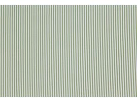 Tkanina Drukowana Bluzkowa Khaki Paski Białe Tło