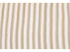 Tkanina Drukowana Bluzkowa Kamel Paski Białe Tło