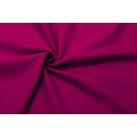 Tkanina Gładka Sukienkowa Ciemna Fuksja