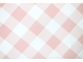 Printed Fabric for Dress Suit Plats Powder Ecru