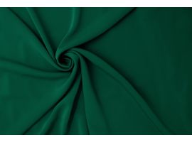 Ткань Гладкая Twill на Платье Бутылочная Зелень 