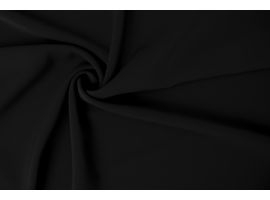 Ткань Гладкая Twill на Блузку Черная 
