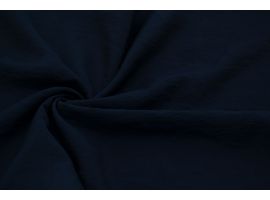 Fabric for Dress Blouse Shirt Navy blue
